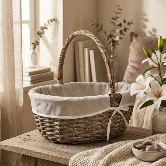 Straw Basket Large
